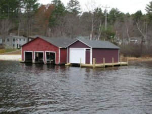 Renovation of existing boathouse, Lake Sunapee, NH