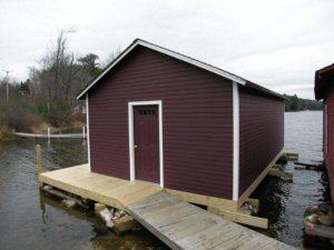 Boat House Rennovation, Lake Sunapee, New Hampshire