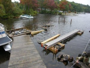 Renovation of existing boathouse, Lake Sunapee, NH
