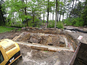 concrete footings project