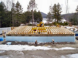 First floor framing