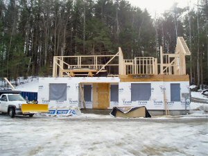 First floor wall framing