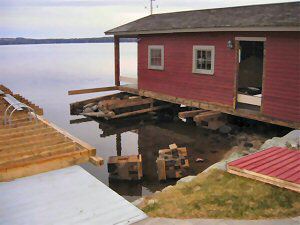 Renovation of existing boathouse, Lake Sunapee, NH