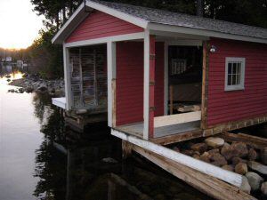 Renovation of existing boathouse, Lake Sunapee, NH