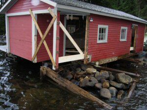 Renovation of existing boathouse, Lake Sunapee, NH