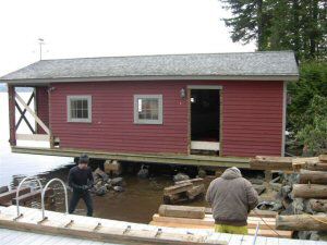 Renovation of existing boathouse, Lake Sunapee, NH