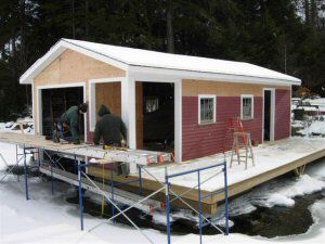 Renovation of existing boathouse, Lake Sunapee, NH