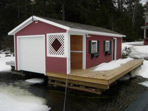 Boat House Rennovation, Lake Sunapee, New Hampshire
