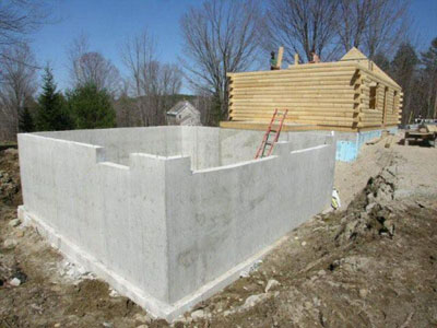 concrete foundation project