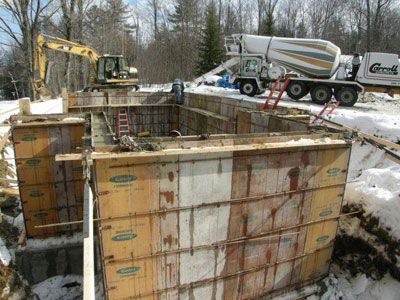 concrete foundation work